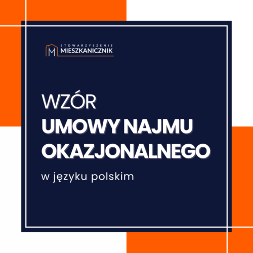 Wzór umowy najmu okazjonalnego