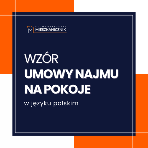 Wzór umowy najmu na pokoje w języku polskim